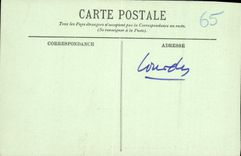 POSTAL de la VENDIMIA pesada el castillo y las montañas