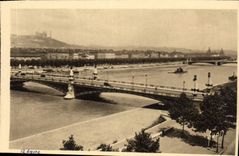 CPA Lyon Le Rhone Et Le Pont Gallieni