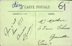 Panorama pintoresco de Clecy de la POSTAL de la VENDIMIA Orne de Vey