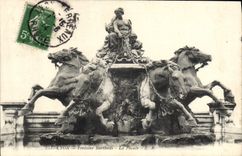 CPA Lyon Fontaine Bartholdi La Facade