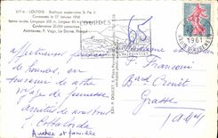 POSTAL MODERNA basílica subterráneo pesada