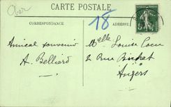 VINTAGE POSTCARD Bourges the Cathedral Carries Sacristy