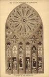 VINTAGE POSTCARD Stained glasses Of Bourges according to M of Meloizes
