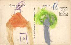 VINTAGE POSTCARD Bourges the Southern Frontage Of the Palate Jacques Cartier