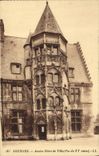 VINTAGE POSTCARD Bourges Old Town hall