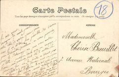POSTAL Bourges de la VENDIMIA el palacio del arzobispo