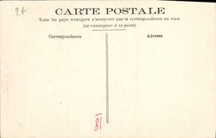 VINTAGE POSTCARD Bourges Cathedral Great nave