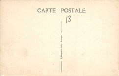 VINTAGE POSTCARD Bourges Garden Of Close Fichaux Seen from Of the Terrace