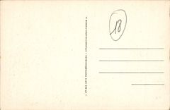 VINTAGE POSTCARD Bourges the Cathedral seen of the Gardens of I' Town hall