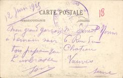 Corte grande del corazón de Jacques del paladar de Bourges de la POSTAL de la VENDIMIA