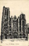 VINTAGE POSTCARD Bourges Cathedral