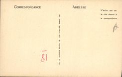 Ataque frontal occidental de Lallemant del hotel de Bourges de la POSTAL de la VENDIMIA