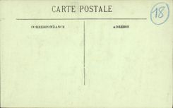 Corte del hotel de Bourges Lallemand de la POSTAL de la VENDIMIA