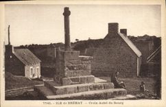 CPA Ile de Brehat Croix Autel du Bourg