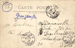VINTAGE POSTCARD Guingamp Gate of the Church Notre Dame de Bon Help