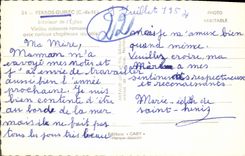 CPM Perros Guirec Interieur de l'Eglise Vieilles colonnes romanes