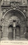 CPA Guingamp L'Eglise Notre Dame de Bon Secours Le portail principal