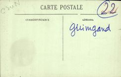 VINTAGE POSTCARD Guingamp the Church Notre Dame de Bon Help the principal gate