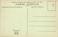 VINTAGE POSTCARD Arcachon Boulevard Walk and its Palm trees