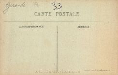 VINTAGE POSTCARD Arcachon Sunset