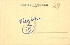 VINTAGE POSTCARD Pleyben the Church the Martyrdom and the Ossuary Overall picture