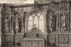 POSTAL Chapelle co de la VENDIMIA. Marie de realiza el lado izquierdo de Hom Autel