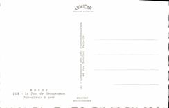 CPM Brest Le Pont de Recouvrance Patrouilleurs a Quai Bateaux