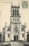 VINTAGE POSTCARD Belley the Cathedral