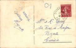 VINTAGE POSTCARD Divonne les Bains War memorial