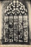 VINTAGE POSTCARD Husks Church of Husks Stained glass Triumph of the Virgin