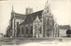 CPA Bourg Eglise de Brou