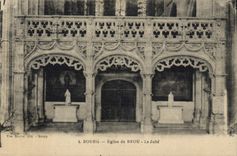 CPA Bourg Eglise de Brou Le Jube