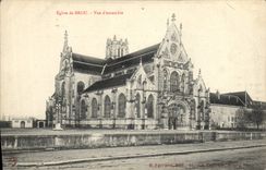 CPA Bourg Eglise de Brou Vue d'Ensemble