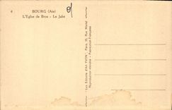 CPA Bourg Eglise de Brou Le Jube