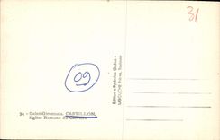 VINTAGE POSTCARD Holy Gironnais Castillon Romance Church of the Martyrdom