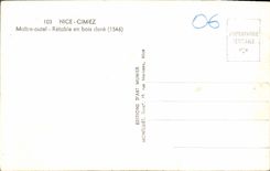 MODERN CARD Nice Cimiez Maitre Reable Furnace bridge out of Wood Gilds