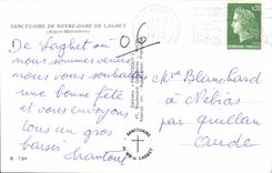 CPM Sanctuaire De Notre Dame de Laghet