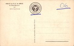 CPA Abbaye de Nd de Lerins Ile Saint Honorat Salle capitulaire