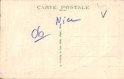 VINTAGE POSTCARD External of the Church Sainte Jeanne d' Arc Nice