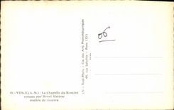 MODERN CARD Vence La Chapelle of the Rosary