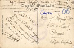 VINTAGE POSTCARD Island Saint Honorat Cloister of the Abbey of Lerins