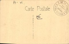 VINTAGE POSTCARD Cape D' Antibes Sanctuary Of Garoupe Notre Dame Vault Of the Guard