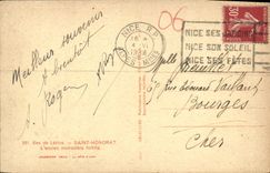 CPA Iles de Lerins Saint Honorat L'Ancien Monastere Fortifie