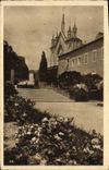 VINTAGE POSTCARD Artistic Dimension Of Azure Nice Gardens of the Monastery of Cimiez