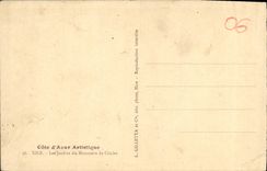 VINTAGE POSTCARD Artistic Dimension Of Azure Nice Gardens of the Monastery of Cimiez