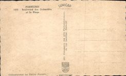 MODERN CARD Pornichet Boulevard of Oceanides and the Beach