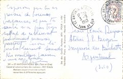 CPM St Antonin Noble Val Canal Et Substructions Des Maisons