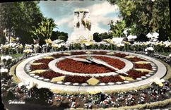 POSTAL MODERNA Argel el monumento de la guerra por Landowski y el reloj floral