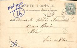 POSTAL de la VENDIMIA el puente de D Aiguebelle de la puerta de trampa de la cámara acorazada de puertas