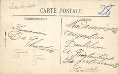 POSTAL Chartres de la VENDIMIA la catedral la Virgen del pilar